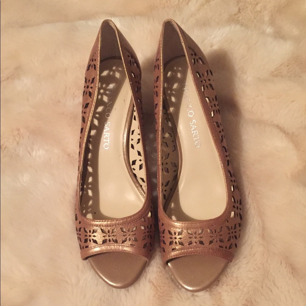 Franco Sarto Peep Toe Heel - Size 8